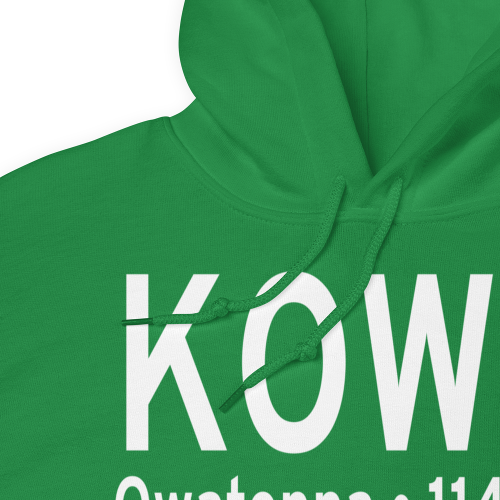 Owatonna Degner Regional Airport (KOWA) ICAO Hoodie Sweatshirt 