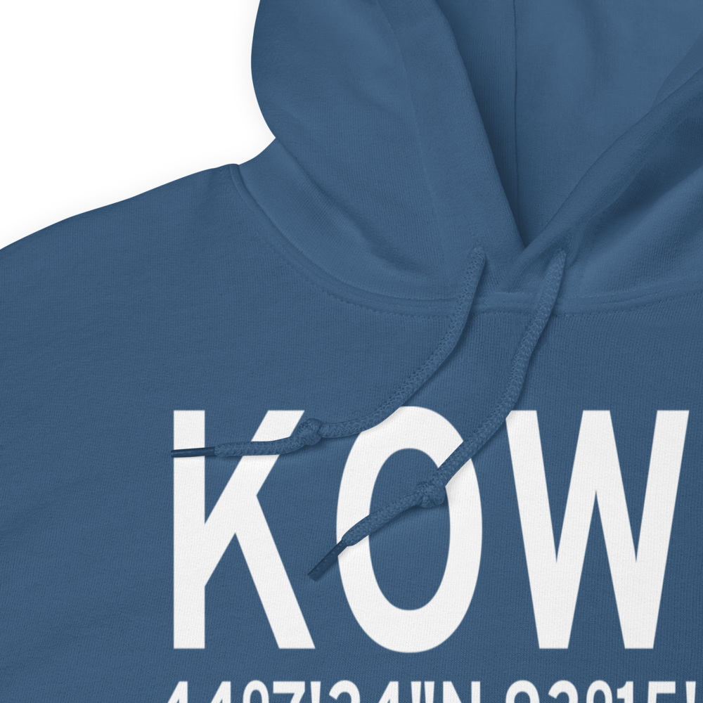 Owatonna Degner Regional Airport (KOWA) ICAO Hoodie Sweatshirt 