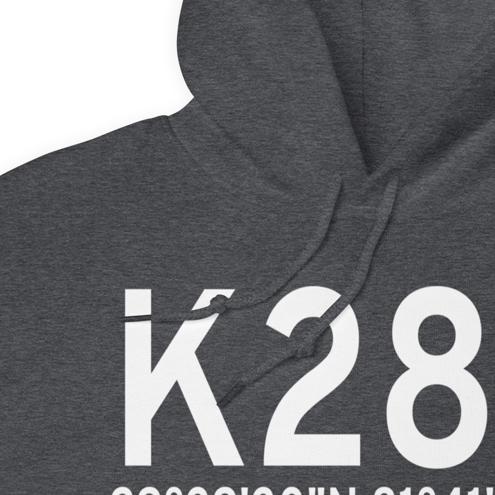 Palatka Municipal - Lt. Kay Larkin Field (K28J) ICAO Hoodie Sweatshirt 