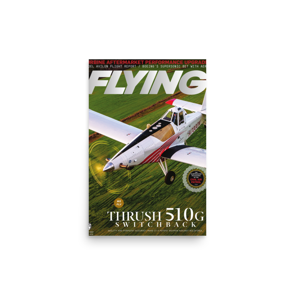 FLYING Magazine Cover Print - April 2019 Poster - FLYING Cover Store At ...