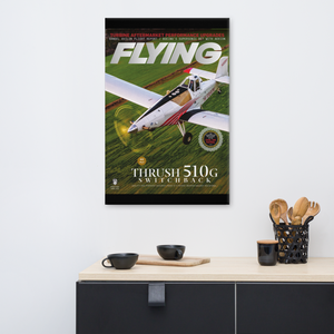 FLYING Magazine Cover Print - April 2019 24×36 Canvas