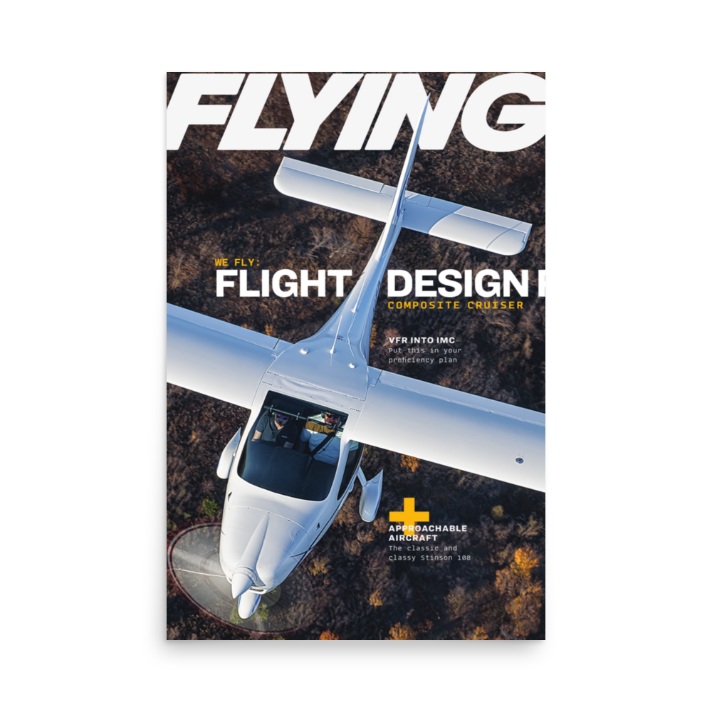 FLYING Magazine Cover Print - February 2021 Poster - FLYING Cover Store ...