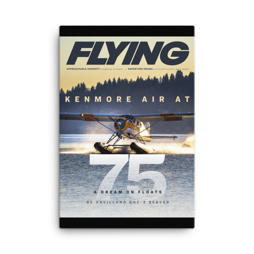 FLYING Magazine Cover Print - May 2021 24×36 Canvas - FLYING Cover ...