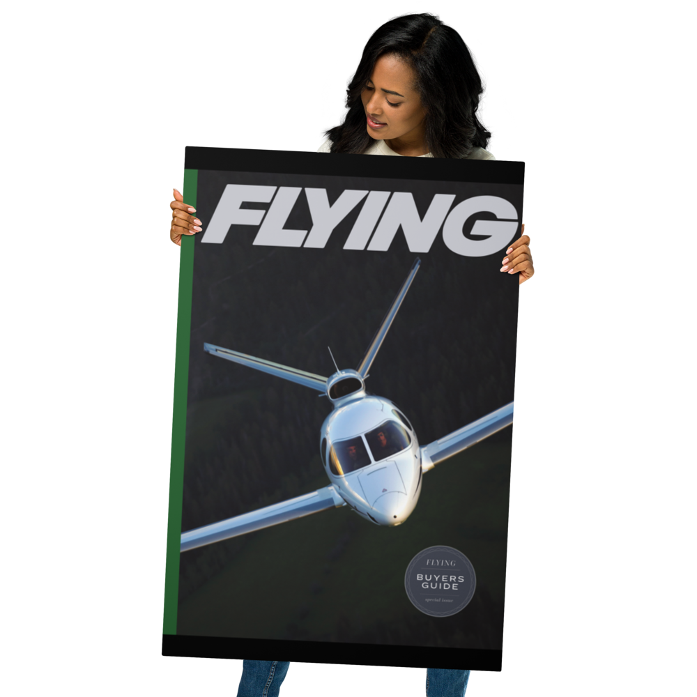 FLYING Magazine Cover Print - Buyers Guide 2022 24×36 Metal Print 