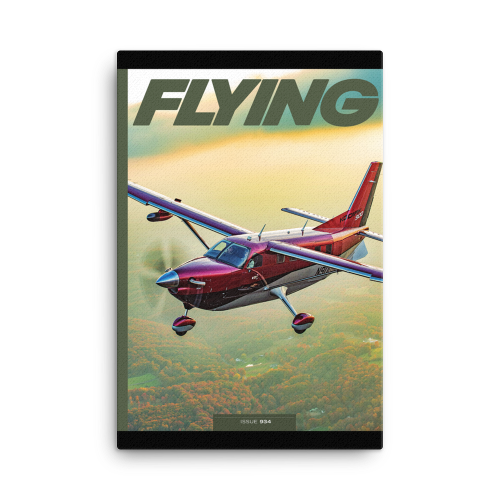 FLYING Magazine Cover Print - February 2023 24×36 Canvas - FLYING Cover ...