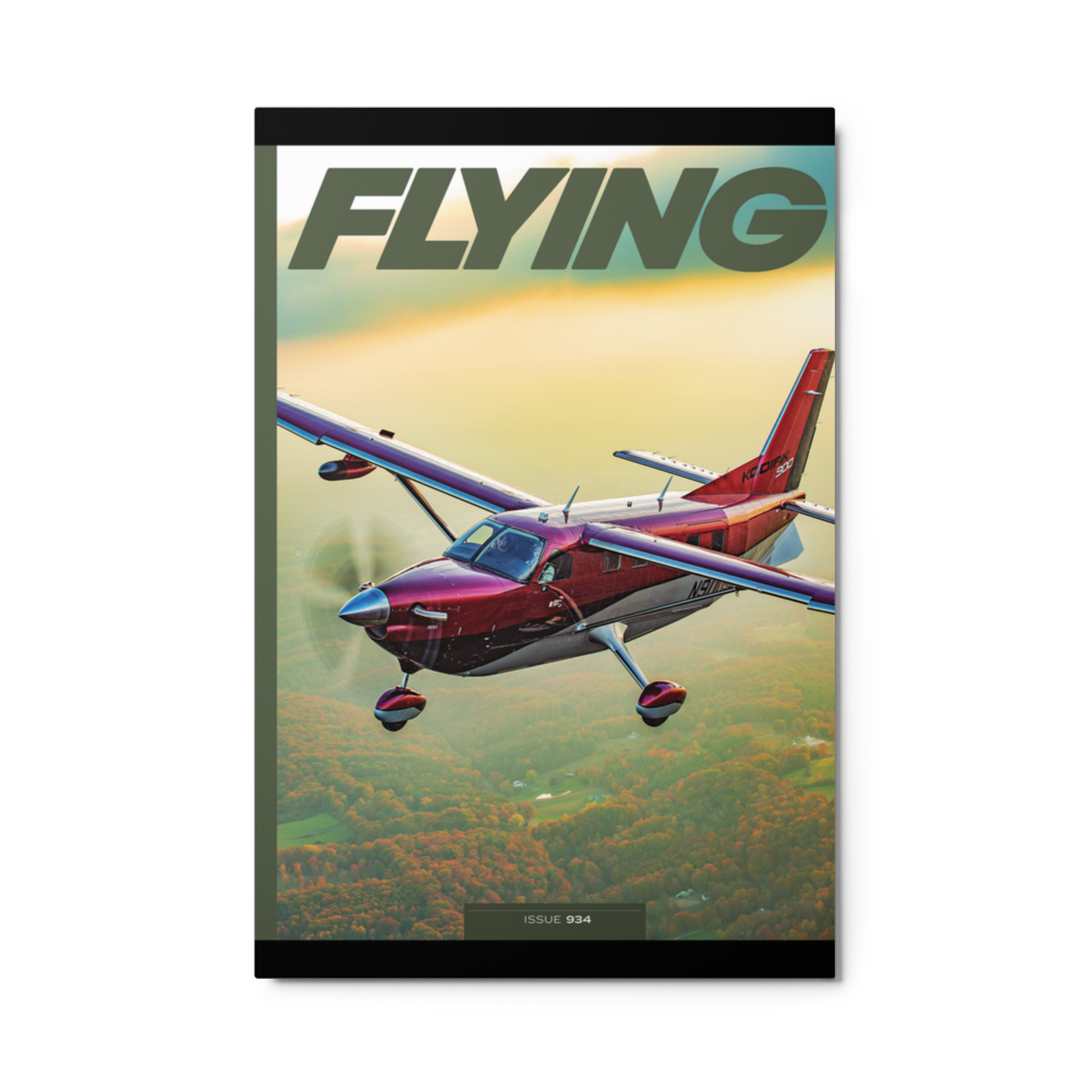 FLYING Magazine Cover Print - February 2023 24×36 Metal Print - FLYING ...