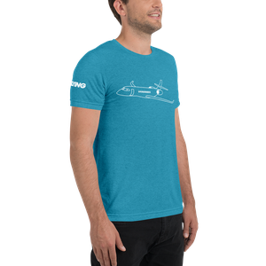 Falcon 6X Schematic Tri Blend T-Shirt