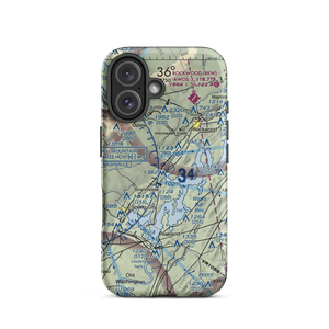 100 Aker Wood Airport (TN41) VFR Sectional  Tough iPhone Case