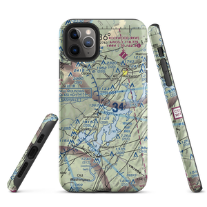 100 Aker Wood Airport (TN41) VFR Sectional  Tough iPhone Case