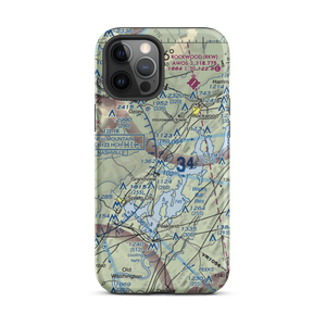 100 Aker Wood Airport (TN41) VFR Sectional  Tough iPhone Case