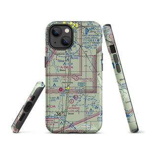 1904 Private Runway Airport (4OK0) VFR Sectional  Tough iPhone Case