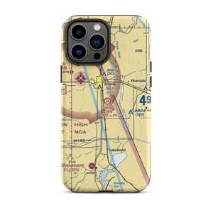 2 X 4 Ranch Airport (NM47) VFR Sectional  Tough iPhone Case