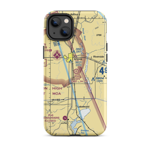 2 X 4 Ranch Airport (NM47) VFR Sectional  Tough iPhone Case