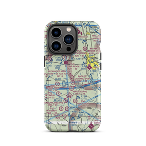 3-M's Airport (96GA) VFR Sectional  Tough iPhone Case