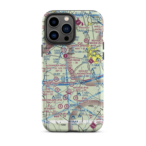 3-M's Airport (96GA) VFR Sectional  Tough iPhone Case