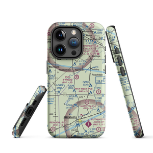 4 Winds Aerodrome (IN45) VFR Sectional  Tough iPhone Case