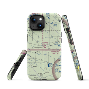 4-G Ranch Airport (XS50) VFR Sectional  Tough iPhone Case