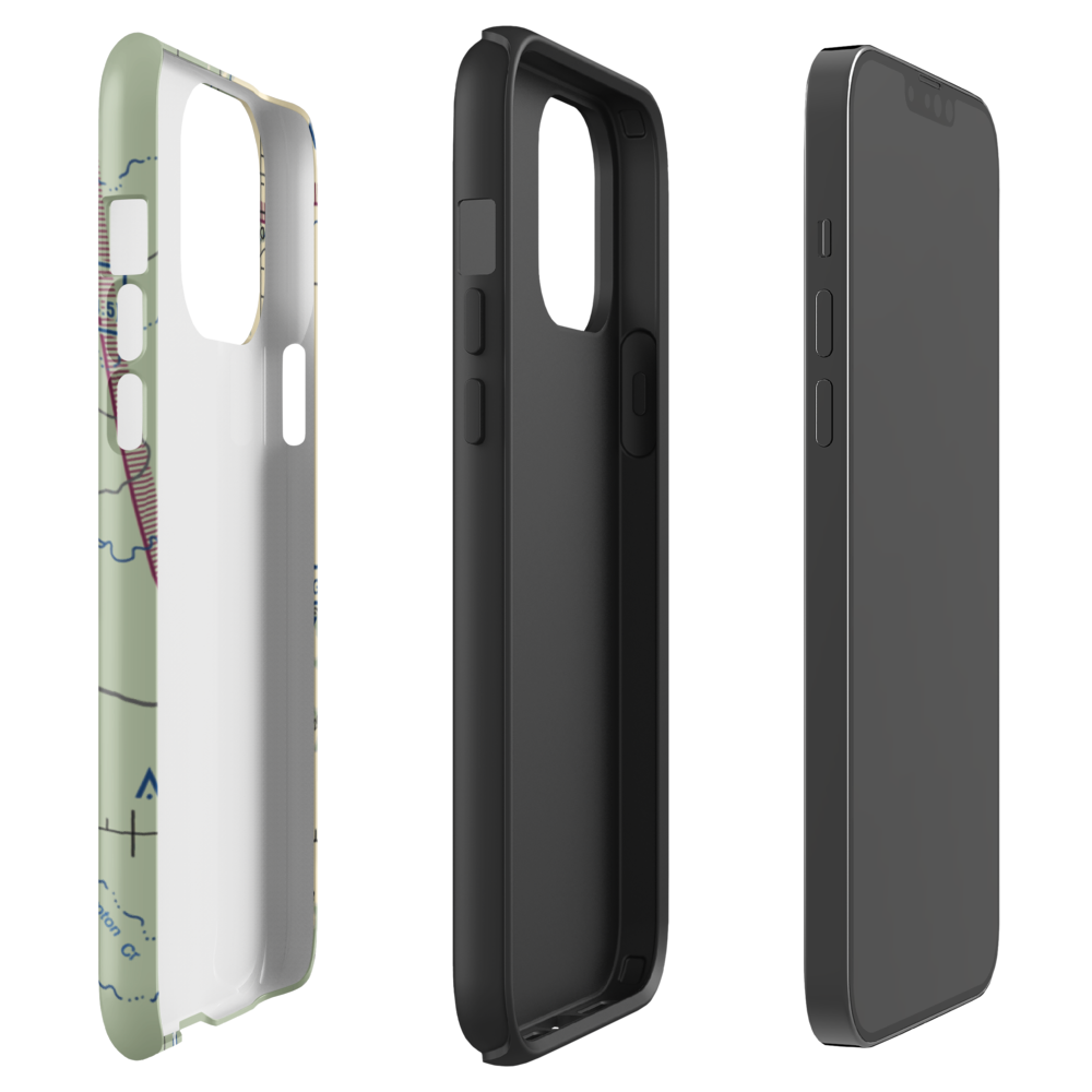6666 Ranch Airport (6TE6) VFR Sectional  Tough iPhone Case iPhone 13 Pro Max model shown