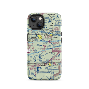 A J Patrol Airport (LS09) VFR Sectional  Tough iPhone Case