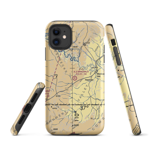 A Z Minerals Corporation Airport (03UT) VFR Sectional  Tough iPhone Case