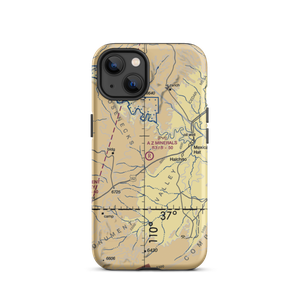 A Z Minerals Corporation Airport (03UT) VFR Sectional  Tough iPhone Case