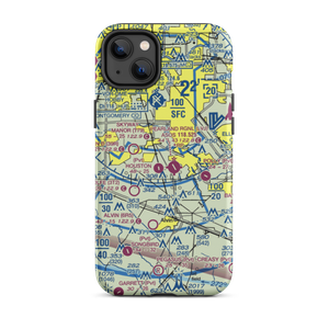 A&A Flying Service Airport (XS39) VFR Sectional  Tough iPhone Case