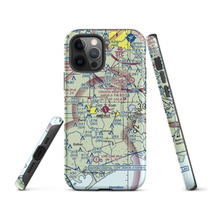 Abbeville Chris Crusta Memorial Airport (IYA) VFR Sectional  Tough iPhone Case