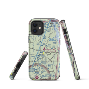 Abbeville Municipal Airport (0J0) VFR Sectional  Tough iPhone Case