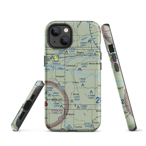 Abie Sky Ranch Airport (NE27) VFR Sectional  Tough iPhone Case