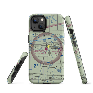 Abilene Municipal Airport (K78) VFR Sectional  Tough iPhone Case