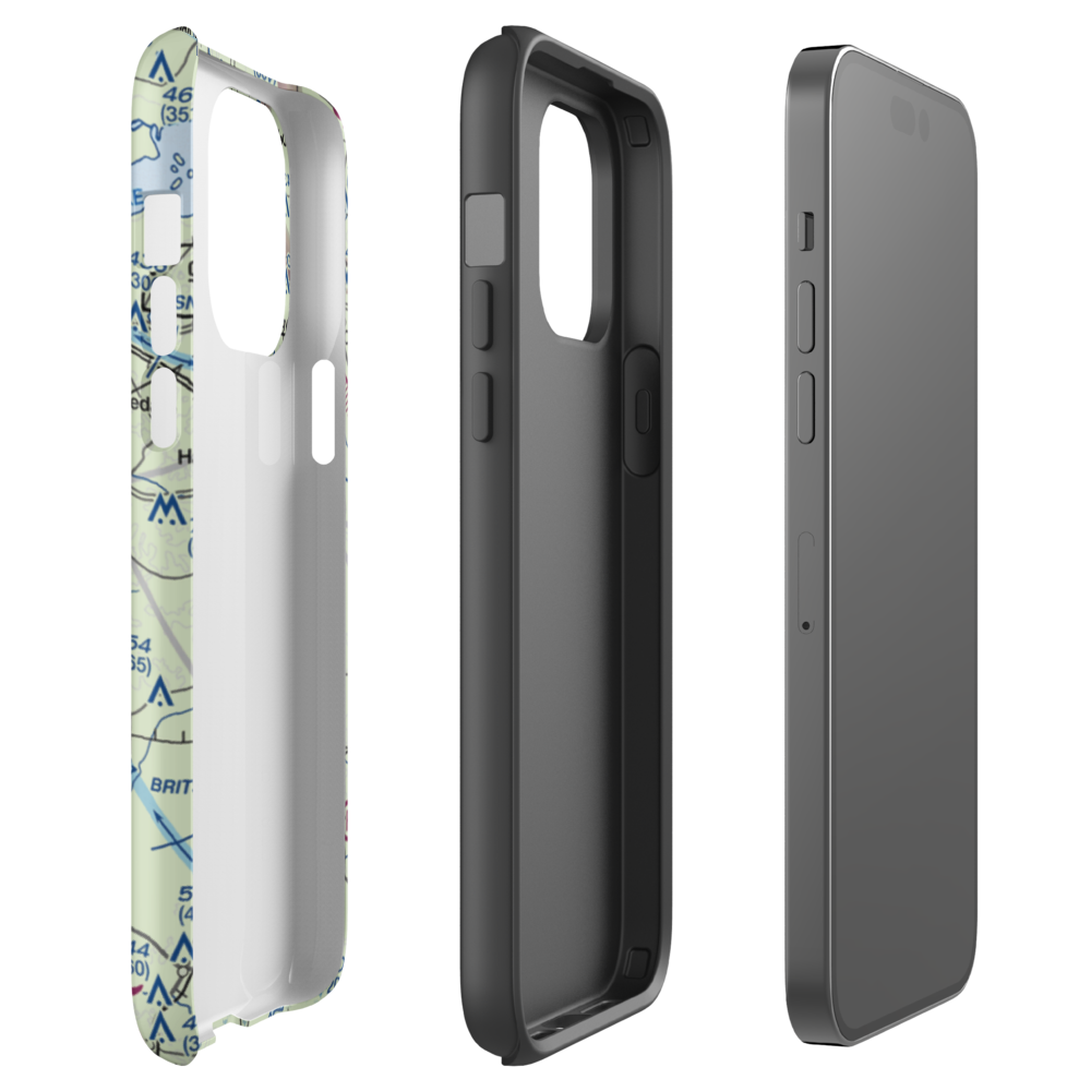 Able Airpark (5FD5) VFR Sectional  Tough iPhone Case iPhone 14 Pro Max model shown