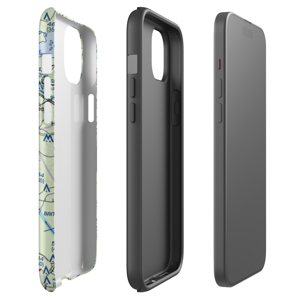 Able Airpark (5FD5) VFR Sectional  Tough iPhone Case iPhone 15 Plus model shown
