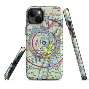 Abraham Lincoln Capital Airport (SPI) VFR Sectional  Tough iPhone Case