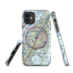 Accomack County Airport (MFV) VFR Sectional  Tough iPhone Case