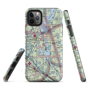 Accurate Airport (67WI) VFR Sectional  Tough iPhone Case