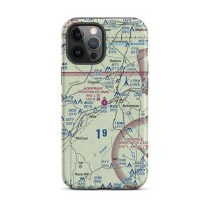 Ackerman Choctaw County Airport (9M4) VFR Sectional  Tough iPhone Case