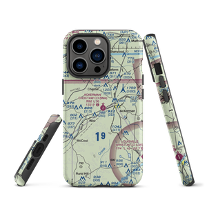 Ackerman Choctaw County Airport (9M4) VFR Sectional  Tough iPhone Case