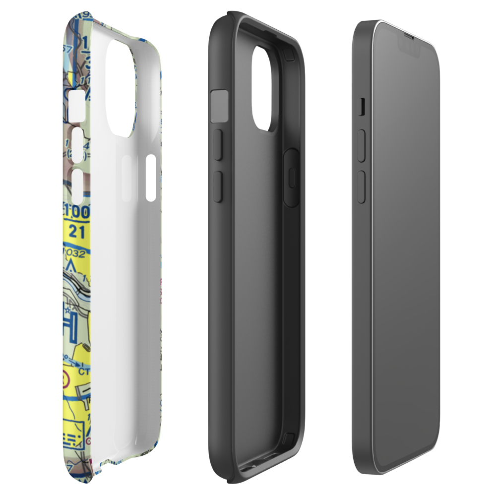 Action Airpark (I38) VFR Sectional  Tough iPhone Case iPhone 14 Plus model shown