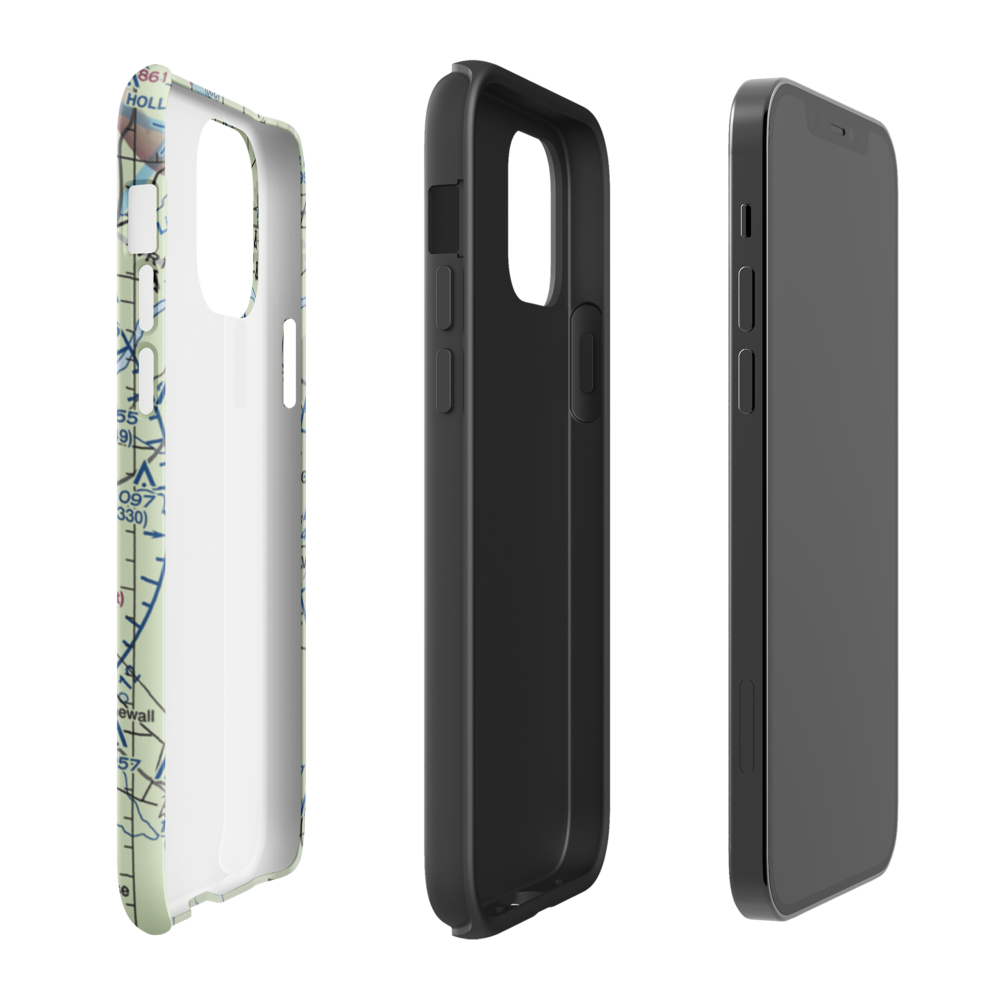 Ada Regional Airport (ADH) VFR Sectional  Tough iPhone Case iPhone 12 Pro model shown