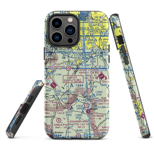 Adams Airport (GA91) VFR Sectional  Tough iPhone Case