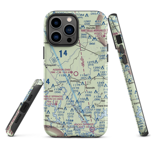 Addison Municipal Airport (2A8) VFR Sectional  Tough iPhone Case