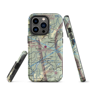 Adirondack Airpark Estates Airport (NY17) VFR Sectional  Tough iPhone Case