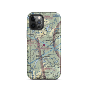 Adirondack Airpark Estates Airport (NY17) VFR Sectional  Tough iPhone Case