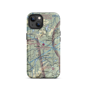 Adirondack Airpark Estates Airport (NY17) VFR Sectional  Tough iPhone Case