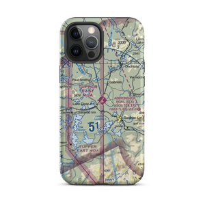 Adirondack Regional Airport (SLK) VFR Sectional  Tough iPhone Case