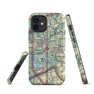 Adirondack Regional Airport (SLK) VFR Sectional  Tough iPhone Case