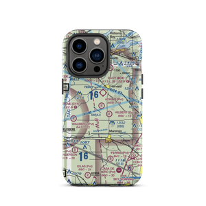 Adkins RLA Restricted Landing Area (8IL0) VFR Sectional  Tough iPhone Case