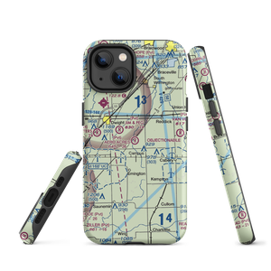 Aero Acres Airport (IL51) VFR Sectional  Tough iPhone Case