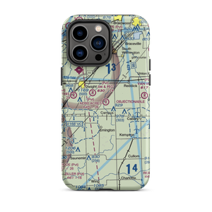 Aero Acres Airport (IL51) VFR Sectional  Tough iPhone Case