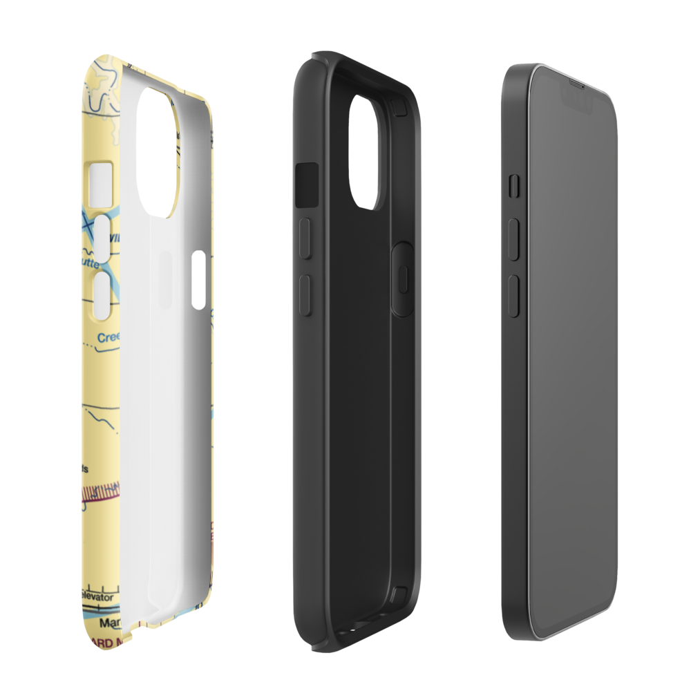 Aero B Ranch Airport (00AA) VFR Sectional  Tough iPhone Case iPhone 13 model shown